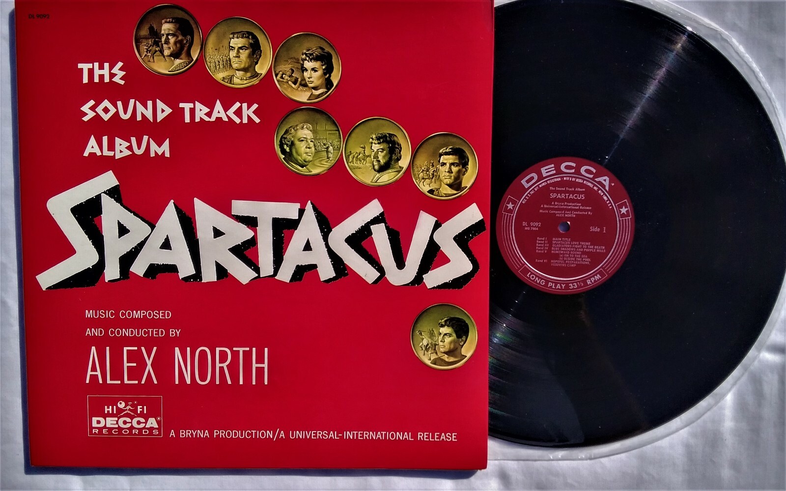 SPARTACUS オリジナルサウンドトラック Soundtrack – Spartacus – Vinyl LP Decca #DL9092 HI FI | eBay