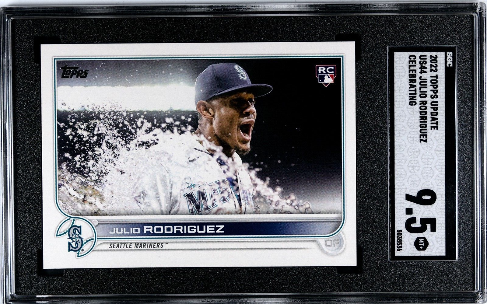 その他 2022 topps update Julio Rodriguez SP 2022 Topps Update US44 Julio Rodriguez Celebrating SP RC SGC 9.5