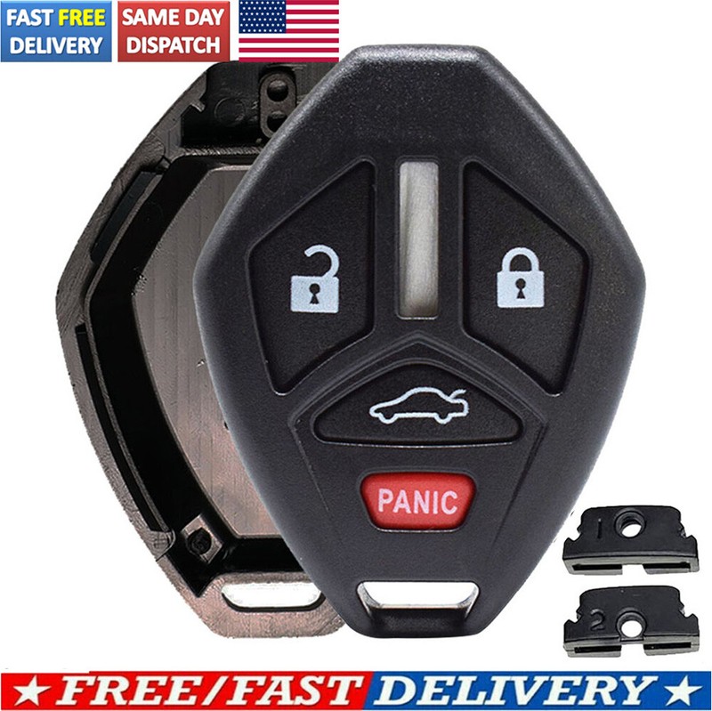 Key Fob Case Shell Pad Replacement For Mitsubishi Eclipse Galant Lancer Mirage