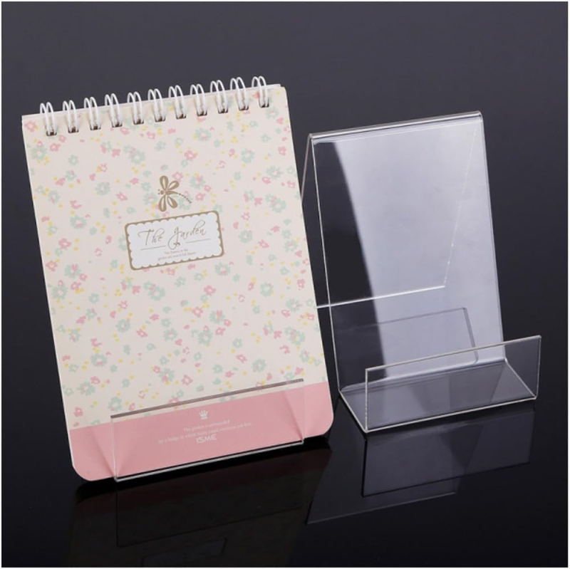 Acrylic Book Stands, 8 Pack Clear Book Holder, Acrylic Book Display Easel, Displ