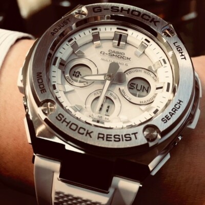 Pre-owned Casio G-shock Tough Solar Multiband6 Gst-w310-7ajf Men\\\'s Watch Japan Import