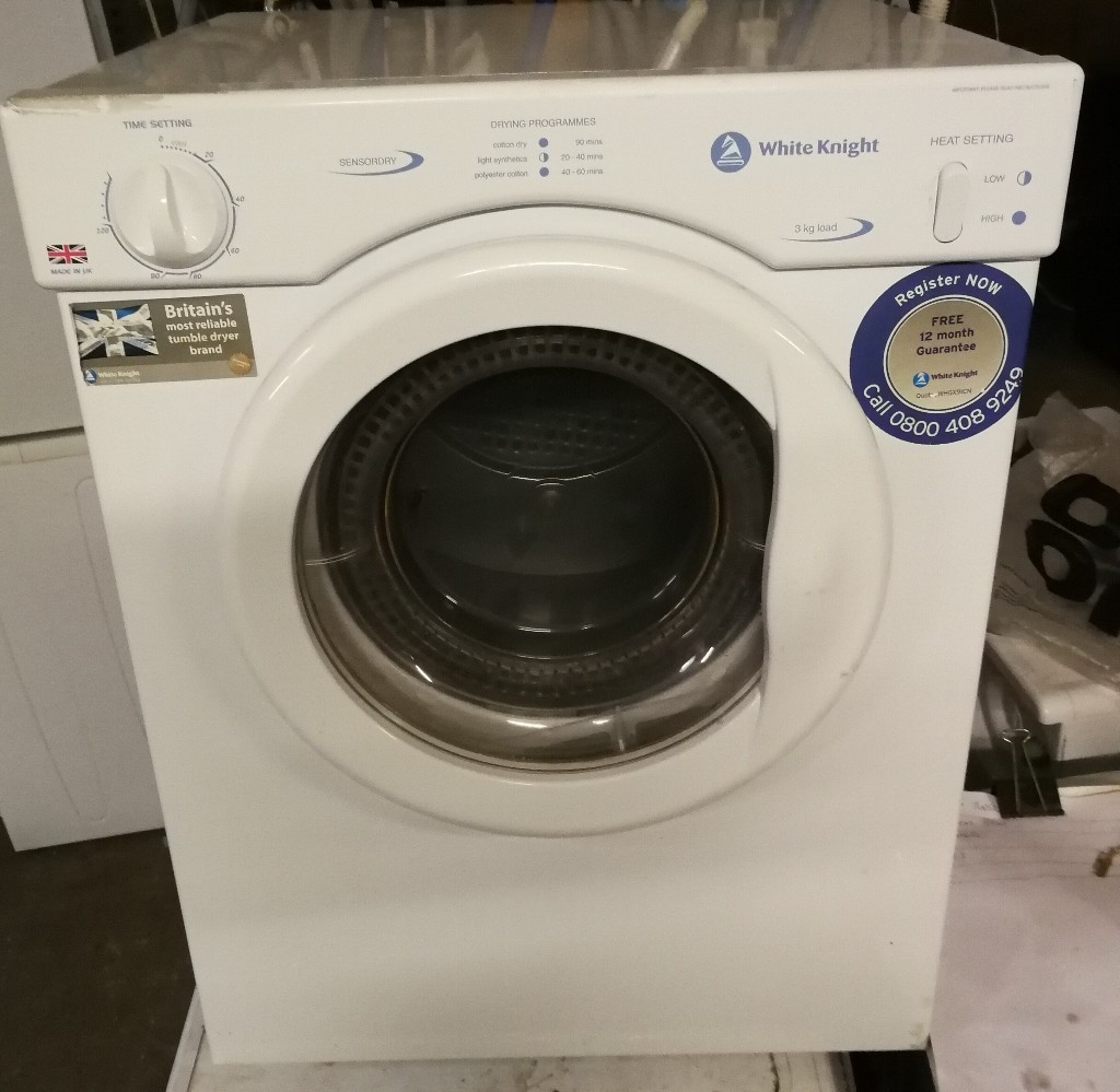 White knight 3kg tumble dryer
