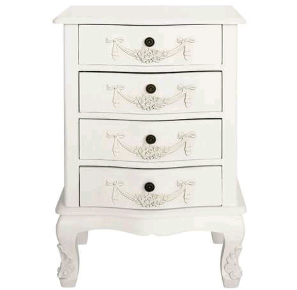 Dunelm Toulouse white bedside tables x2 in Brackla, Bridgend Gumtree