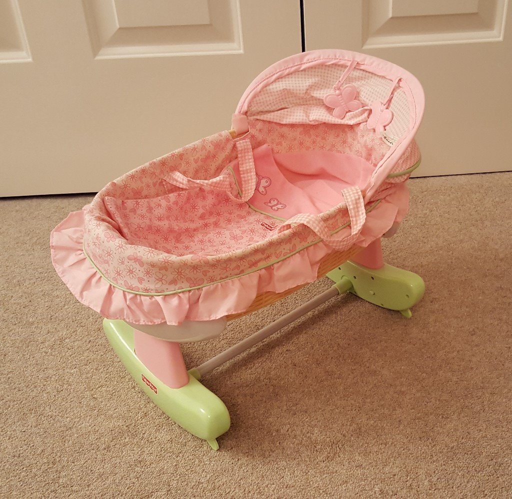Dolls cot (rocking), suitable for age 03 in Perth, Perth and Kinross