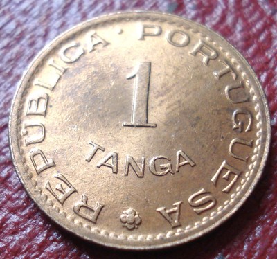 1942 PORTUGUESE INDIA 1 TANGA IN UNCIRCULATED CONDITION