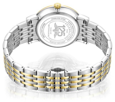 Pre-owned Rotary Dress Small-seconds Quartz (37mm) White Guilloché Dial / Gb05321/29 Watch