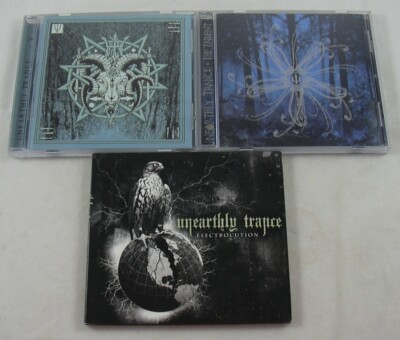 Unearthly Trance LOT 3 CDs V + Electrocution + 'The Trident' Relapse Records