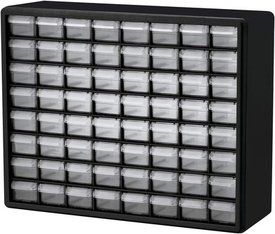Akro-Mils 10164, 64 Drawer Plastic Parts Storage Hardware and Craft Cabinet,