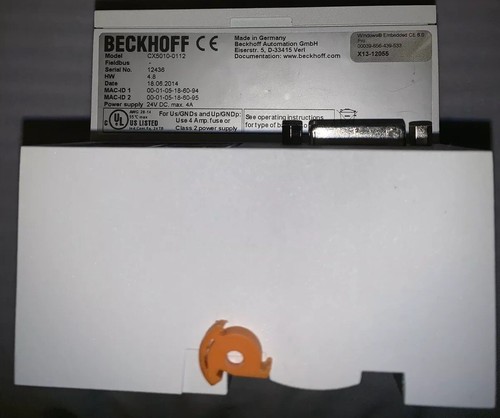 1PC  used   BECKHOFF CX5020-0112