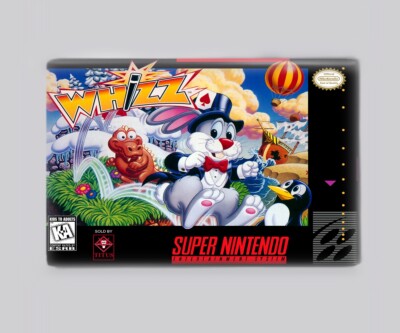 WHIZZ - 2 - 2'' x 3'' FRIDGE MAGNET (super nintendo game snes retro