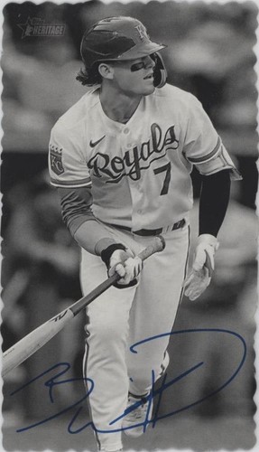 2023 Topps Heritage High Number - Bobby Witt Jr. #DB-7