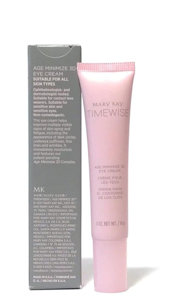 MARY KAY TimeWise Age Minimize 3D Eye Cream 0.5 Oz Hydrating Anti Aging NEW
