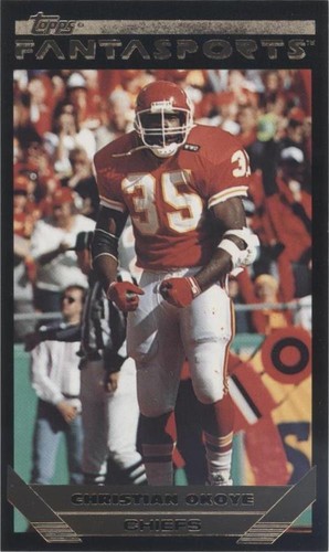 1993 Topps Fantasports Christian Okoye #49