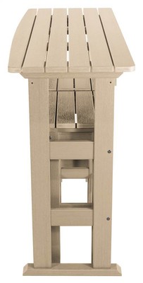 3-Pc Outdoor Bar Height Balcony Set in Tuscan Taupe [ID 3786969]