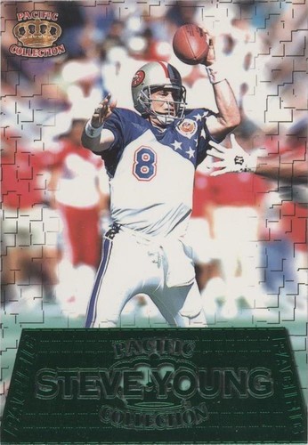 1996 Pacific Pure NFL Gridiron Steve Young #GG-42