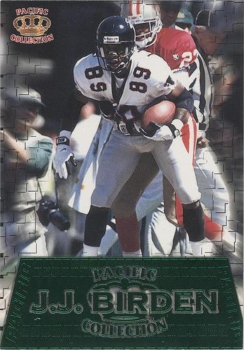 1996 Pacific Pure NFL Gridiron J.J. Birden #GG-1