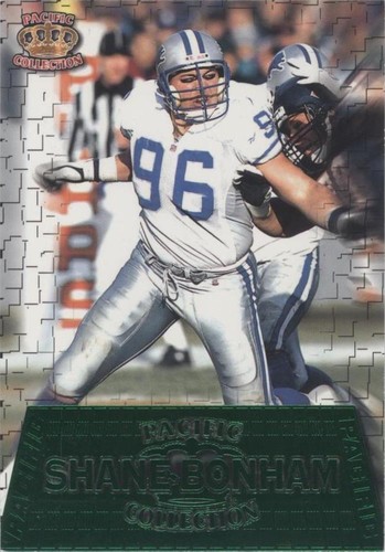 1996 Pacific Pure NFL Gridiron Shane Bonham #GG-15