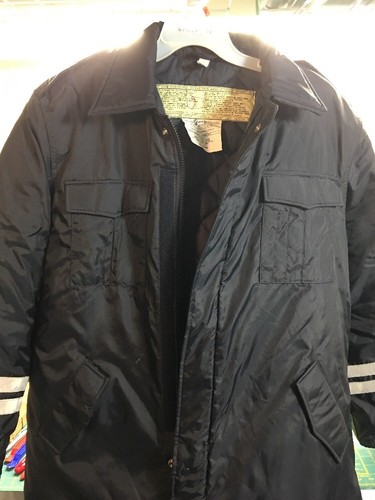 Evin Telescopic Airline Ground Crew Heavy Winter Jacket Size XL 44 Vintage