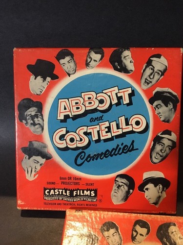 ABBOTT and COSTELLO 8mm Film LOT Midget Car Maniacs Fun Run No Indians Please