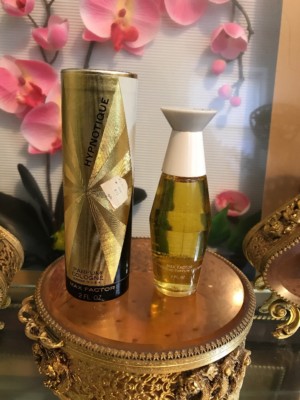VTG 1950s 1960s HYPNOTIQUE Perfume Parfum Cologne Max Factor in PRESENTATION BOX