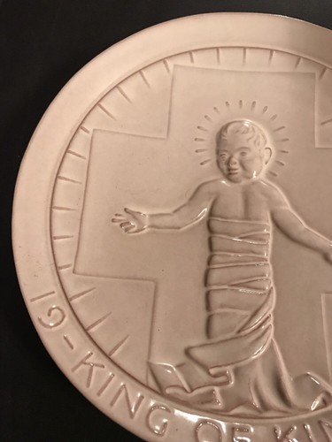 Frankoma Pottery Plate 1970 King Of Kings Signed