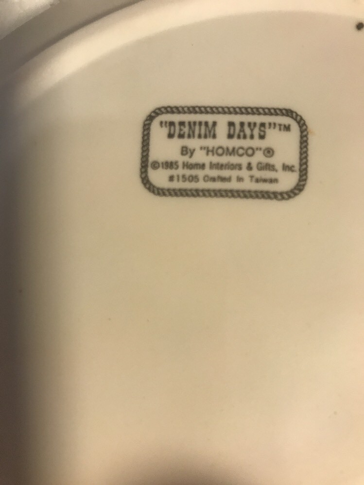 VINTAGE HOMCO  #1505 Denim Days 8 