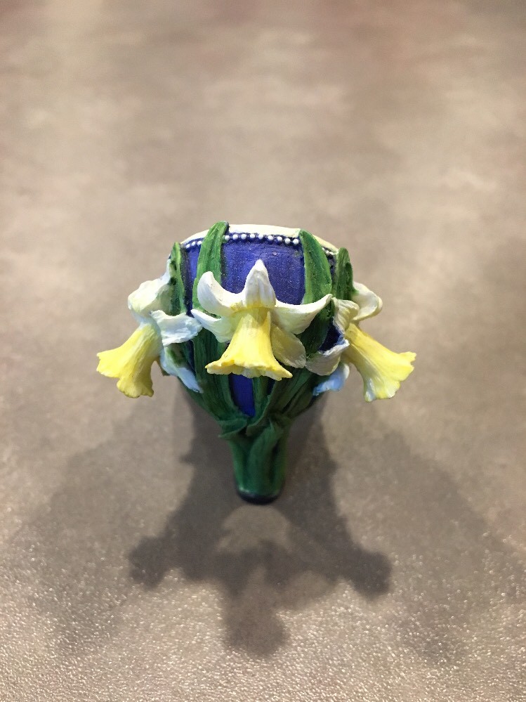 Willow Hall Floral Fantasy March “Daffodil” England Miniature Shoe