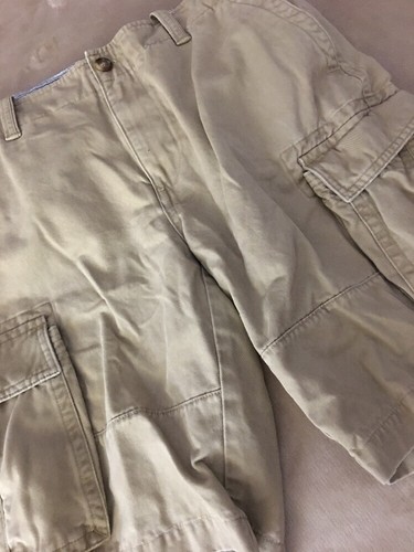 Tommy Hilfiger Cliff Beige Mens Size 32 Cargo Shorts