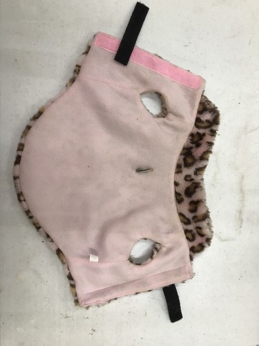 Small Dog's Jacket Pink Leopard.  15-20 Lbs