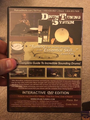 Mike Michalkow Drum Tuning System DVD Set