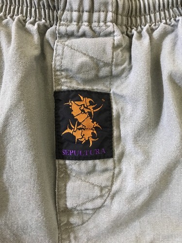 SEPULTURA Extremely Rare Original Embroidered Cargo Shorts