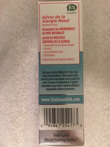 Similason Nasal Allergy Relief Nasal Mist .68 fl oz