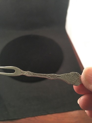 Vintage Lemon Fork AB Nils-Johan Sweden Silverplate Extra.PR.NS.ALP.