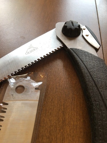 Gerber Folding Saw Tree Stand Shooting Lane Hunting Camping Stainless Steel