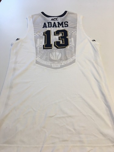 Game Worn Used Pittsburgh Panthers Pitt Basketball Jersey 52 #13 Steven Adams