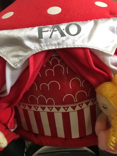 FAO Schwarz Big Top Circus Playset Includes Plush Animals and Tent New