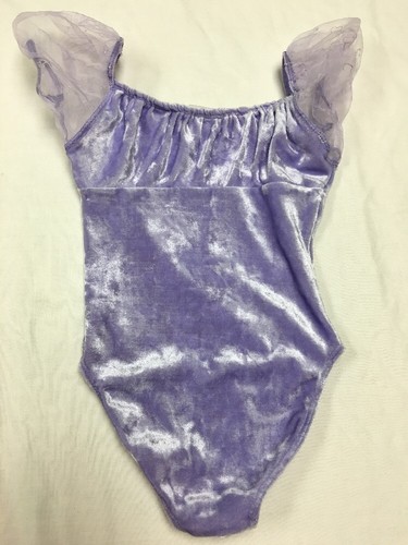 FUTURE STAR Capezio dance gymnastic gym leotard Small child youth Purple Velvet