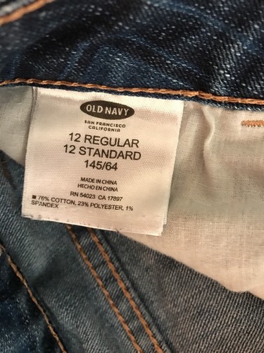 Old Navy Girls Jeans/ Size 12 Regular/ Skinny