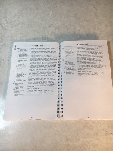 KITCHENAID KFP600 KFPM650 FOOD PROCESSOR USER MANUAL INSTRUCTIONS & RECIPE BOOK
