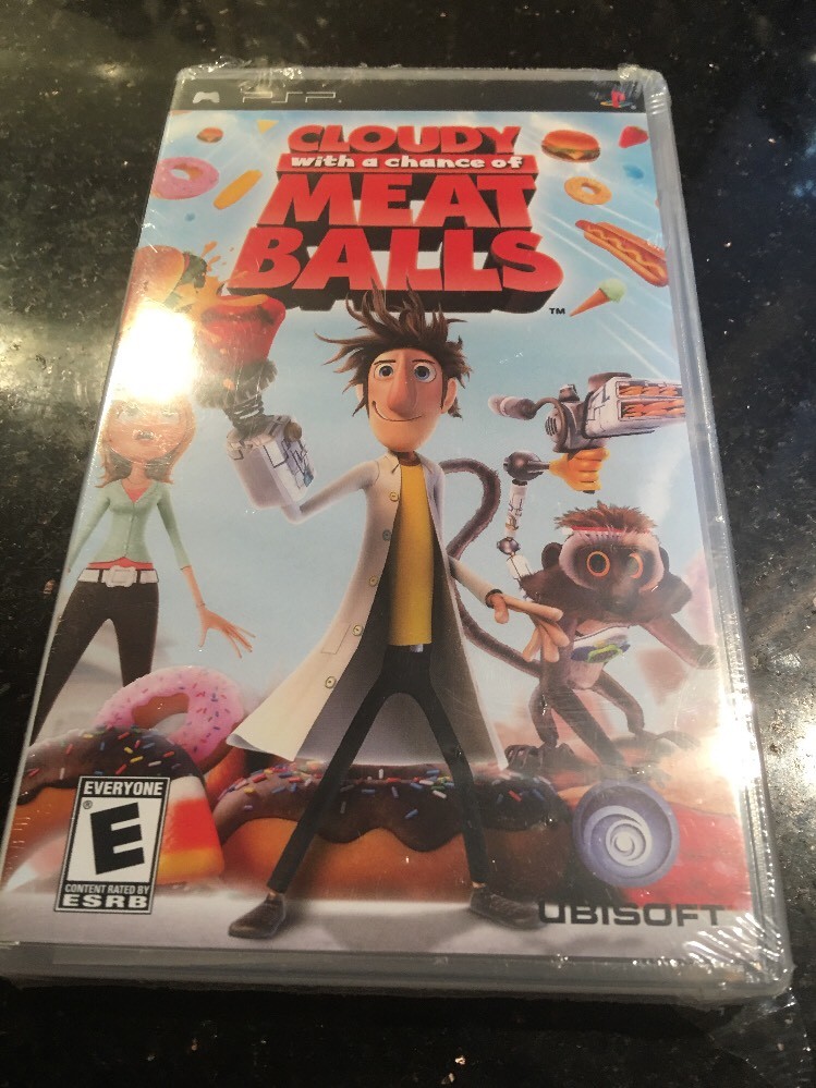 Cloudy with a Chance of Meatballs (PlayStation PSP Brand New Factory Sealed