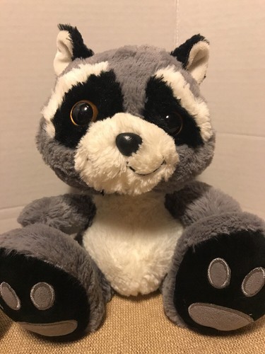 2 Aurora World Inc. Stuffed Plush Animal Raccoon And Fox Toys 10”