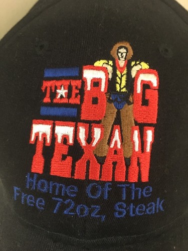 The Big Texan Free 72 Oz Steak Restaurant Amarillo Texas Hat