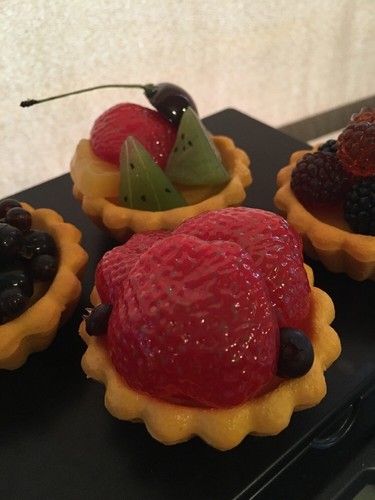 Patisserie Set of 4 Artificial Fruit Tarts 