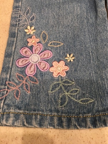 Cute Koala Kids baby girl sz 24m floral jeans