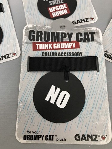 GRUMPY CAT~COLLAR ACCESSORY~LOT OF 4~new*hallmark*