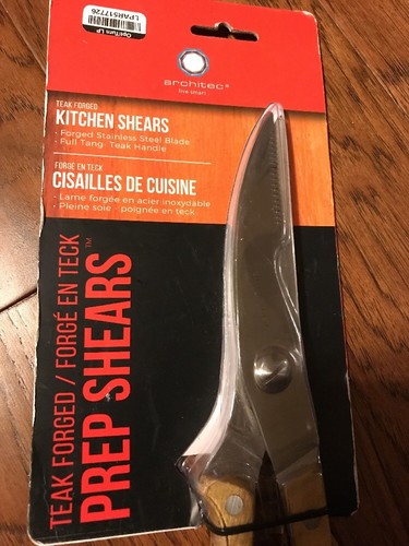 Architec Target Stainless Steel Kitchen Prep Shears Teak Forged