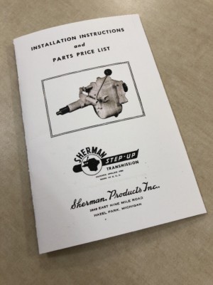 Ford 8N 2N 9N Tractor Sherman Step Up Transmission Install Parts Service Manual