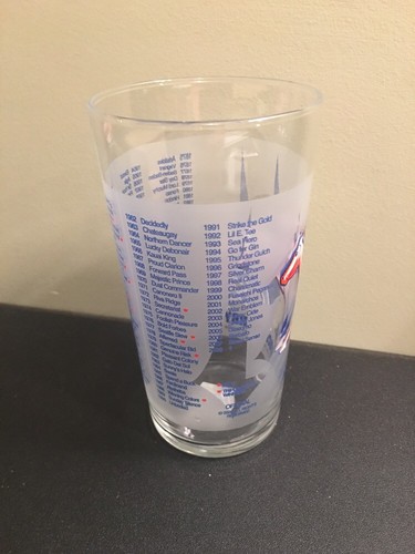 2008 Kentucky KY Derby Mint Julep Glass Churchill Downs