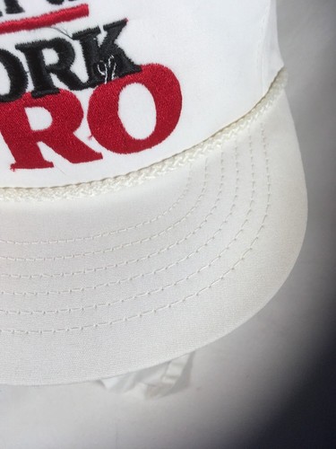 I’m a pork pro producer 1992 pig hat cap snap USA White Ag Farmer