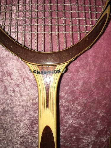 Vintage Champion Tennis Racket, A Little Wear On The Handle